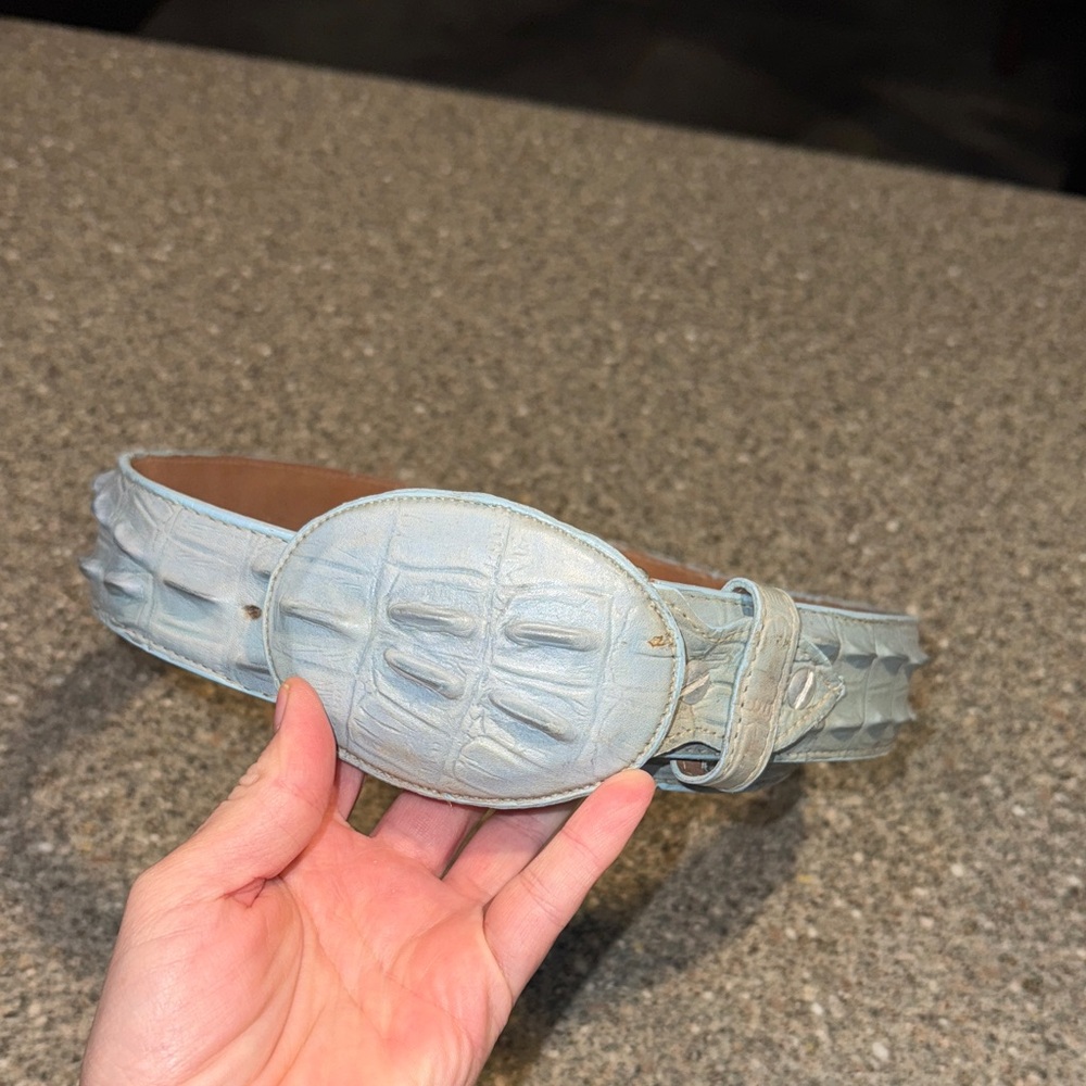 Soto belts mexico crocodile